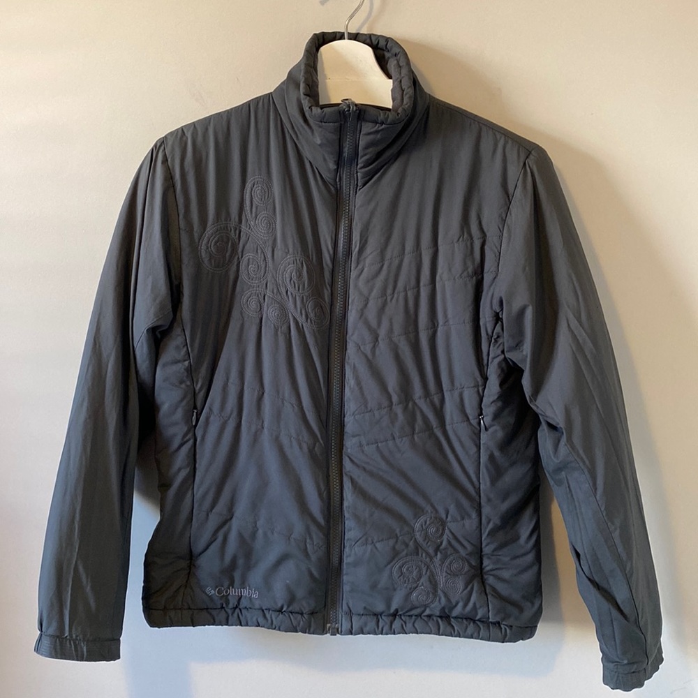Columbia Grey Embroidered Interchange Jacket
